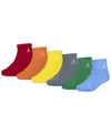 Jordan Boys   Everyday Essentials 6 Pack Ankle Socks In N4vstarfis