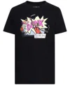Jordan Big Boys Air Comics Dunk Short-sleeve Graphic T-shirt In 023black