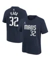 Jordan Big Boys And Girls Cooper Flagg Navy Dallas Mavericks 2025 Nba Draft Statement Name Number T-shirt In Blue