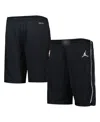 Jordan Big Boys And Girls  Brand Black Brooklyn Nets Statement Edition Swingman Performance Shorts In Black