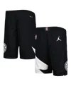 Jordan Big Boys And Girls  Brand Black La Clippers Statement Edition Swingman Performance Shorts In Black