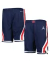 Jordan Big Boys And Girls  Brand Navy Washington Wizards Statement Edition Swingman Performance Short In Navy
