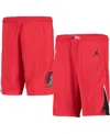 Jordan Big Boys And Girls Portland Trail Blazers 2019/20 Swingman Performance Shorts In No Color