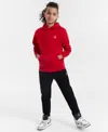 Jordan Big Boys Brooklyn Essentials Fleece Pullover Hoodie In Red