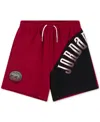 Jordan Big Boys Colorblocked Logo Pull-on Fleece Shorts In Red