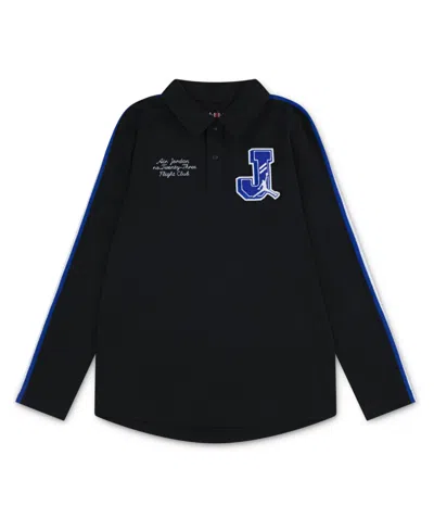 Jordan Kids' Big Boys Court Of Legends Polo T-shirt In Black