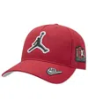 Jordan Big Boys Curve Brim Cap In Red
