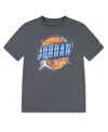 Jordan Big Kids' Distressed Chrome T-shirt In Gray