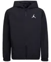 Jordan Big Boys Dri-fit Raglan Windbreaker Jacket In Black