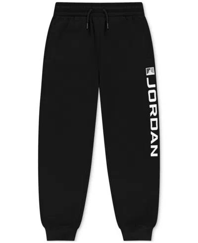 Jordan Kids' Big Boys Essentials Fleece Baseline Pants In Black