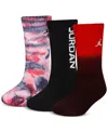 Jordan Big Boys Essentials Poolside Crew Socks, 3 Pack