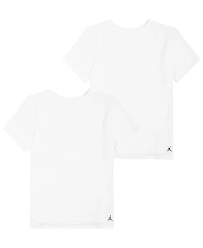 Jordan Kids' Big Boys Flight Base T-shirt, Pack Of 2 In White