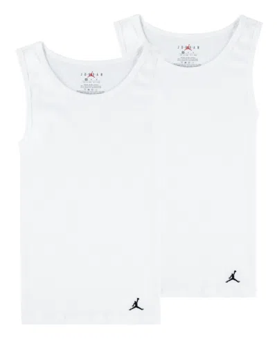 Jordan Flight Base Big Kids' Tank Top (2-pack) In White