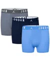 JORDAN BIG BOYS FLIGHT DRI-FIT COTTON CORE BOXER BRIEFS, PACK OF 3