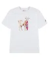 Jordan Boys' Mj Flt Goat Short Sleeved Crewneck Tee - Big Kid In White