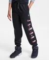 Jordan Big Boys Gametime Chenille Patch Pants In Black