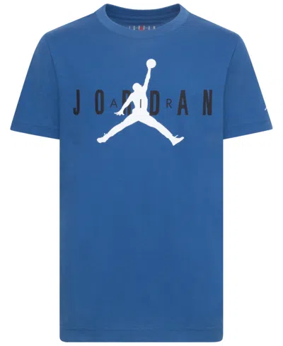 Jordan Kids' Big Boys Graphic Short Sleeves T-shirt In Urindustr
