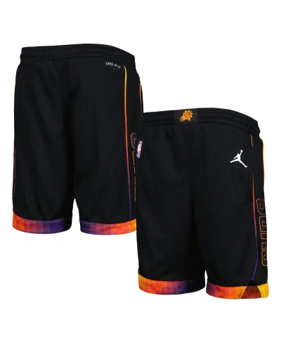 Jordan Kids' Big Boys  Black Phoenix Suns Statement Edition Swingman Performance Shorts