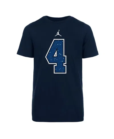 Jordan Kids' Big Boys  Brand Dak Prescott Navy Dallas Cowboys Name And Number T-shirt