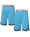 Jordan Big Boys  Turquoise Phoenix Suns 2022/23 City Edition Swingman Shorts In Turquoise
