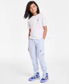 Jordan Big Boys Jumpman Air Embroidery T-shirt In White