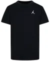 Jordan Jumpman Air Embroidered Tee - Big Kid In Black