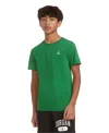 Jordan Big Boys Jumpman Air Embroidery T-shirt In Pine Green