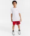 Jordan Big Boys Jumpman Air Embroidery T-shirt In White