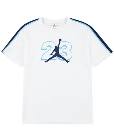 Jordan Kids' Big Boys Jumpman Tape T-shirt In White