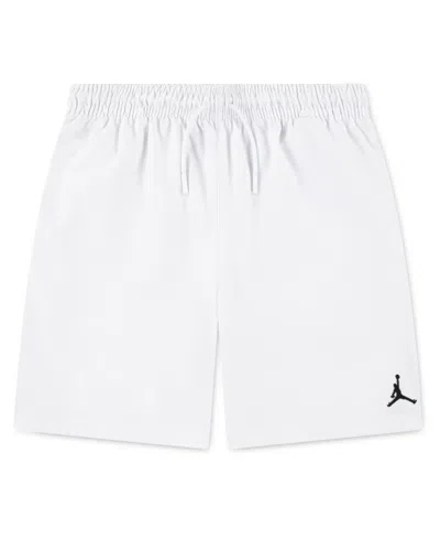 Jordan Kids' Big Boys Jumpman Woven Play Shorts In White