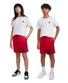 Jordan Big Boys Mesh Logo Shorts In Red