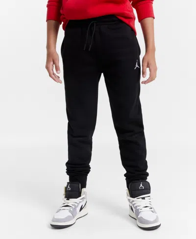 Jordan Kids' Big Boys Mj Brooklyn Fleece Essentials Sweatpants In Black