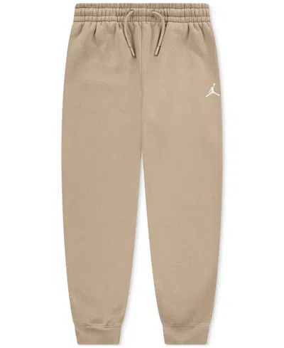 Jordan Kids' Big Boys Mj Brooklyn Fleece Pants In Neutral