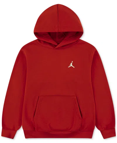 Jordan Kids' Big Boys Mj Brooklyn Pullover Hoodie In Red