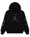Jordan Kids' Big Boys Mj Motion, Versatility And Performance Pullover Hoodie In Black