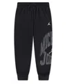 Jordan Big Boys Motion, Versatility And Performance Fleece Pants In Black