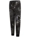 Jordan Big Boys Mvp Fleece Printed Pants In Off Noir