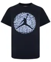 Jordan Boys   Poolside Jumpman Short Sleeve T-shirt In Black