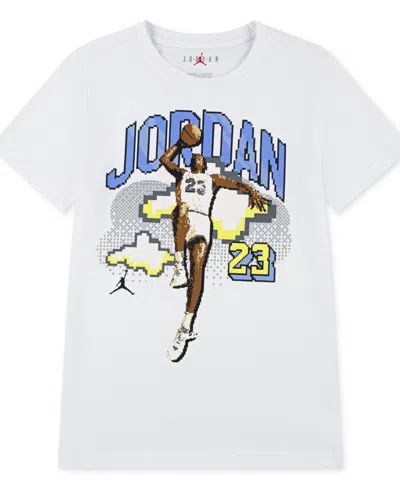 Jordan Kids' Big Boys Short-sleeve Pixel Graphic T-shirt
