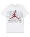 Jordan Kids' Big Boys Throwback Athletic T-shirt In White