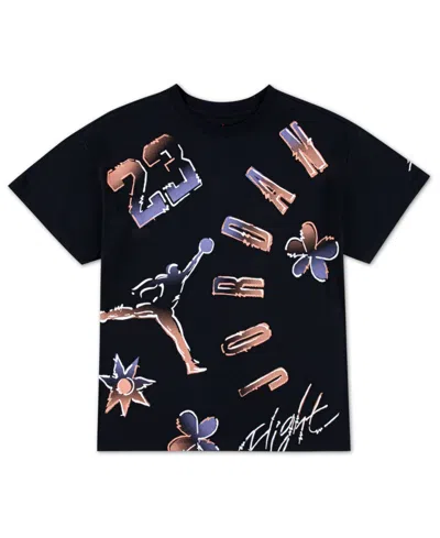 Jordan Kids' Big Girls 23 Throwback T-shirt In Blue