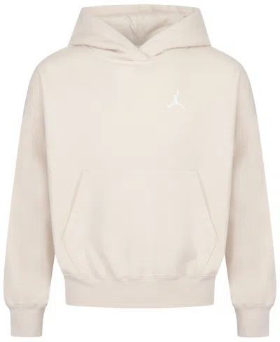 Jordan Kids' Big Girls Brooklyn Essentials Pullover Hoodie In Legend Lt Brown