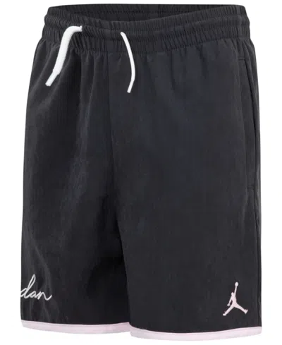 Jordan Kids' Big Girls Hidden In Plain Sight 23 Shorts In Off Noir