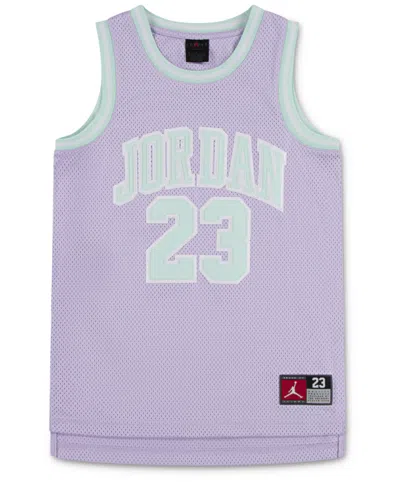 Jordan Kids' Big Girls Round Neck 23 Jersey In Doll