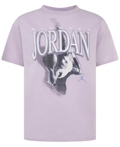 Jordan Kids' Big Girls Soar Oversized T-shirt In Doll