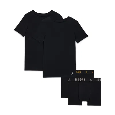 Jordan Big Kid's 4-piece Basics Set In Black