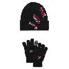 Jordan Big Kids' 2-piece Varsity Beanie Set In Black