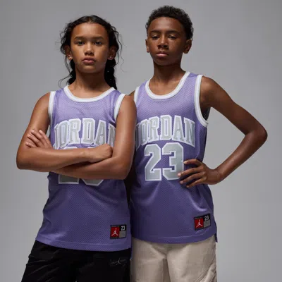Jordan Big Kids' 23 Jersey In Purple