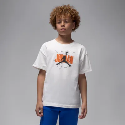 Jordan Big Kids' '85 Shatter T-shirt In White