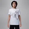 Jordan Boys   Aj 5 Jumpman Reflect T-shirt In White